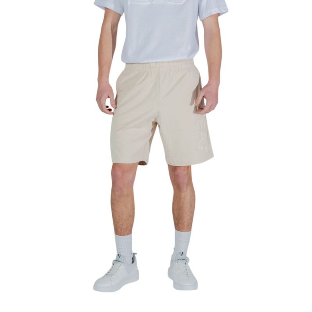 Ea7 Athletic Shorts Model Men Beige